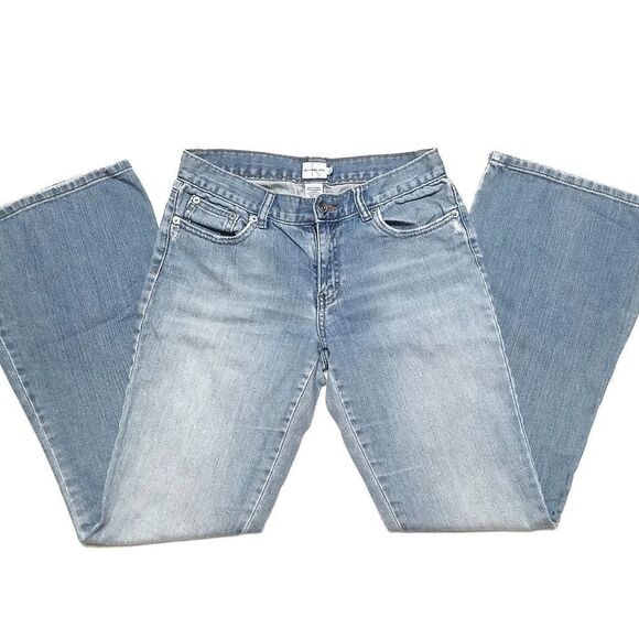 VINTAGE Calvin Klein Light Wash Bell Bottom Jeans - Picture 2 of 8